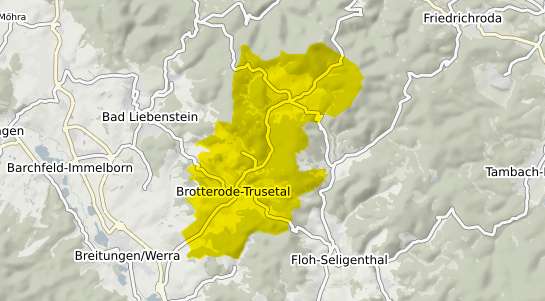 Immobilienpreisekarte Brotterode Trusetal